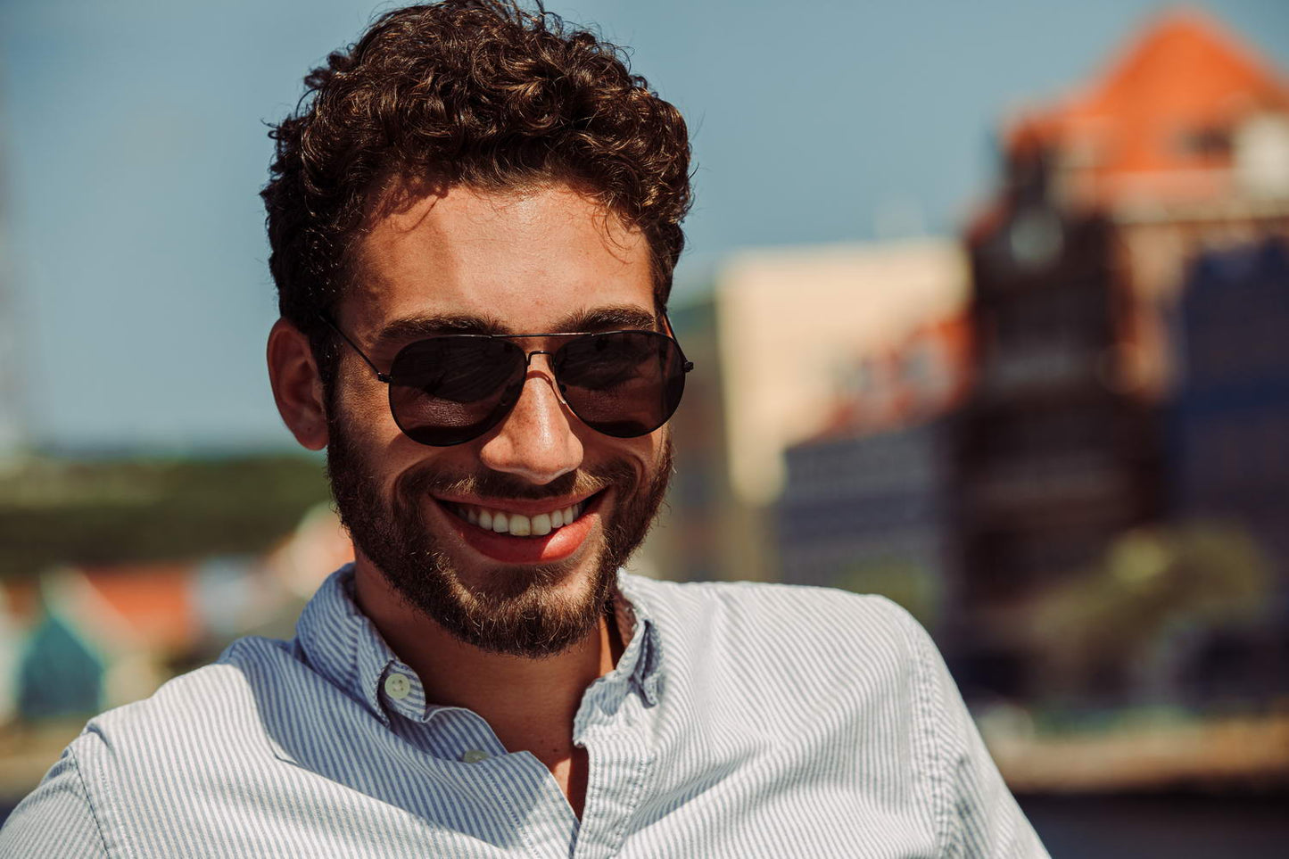 Classic Vintage Full Black Aviator Sunglasses