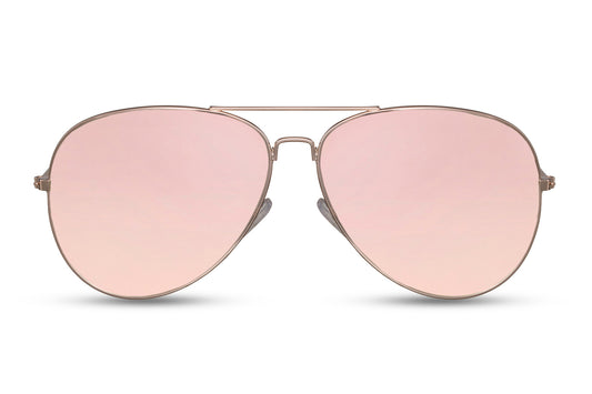 Pink Color Aviator Sunglasses for Women