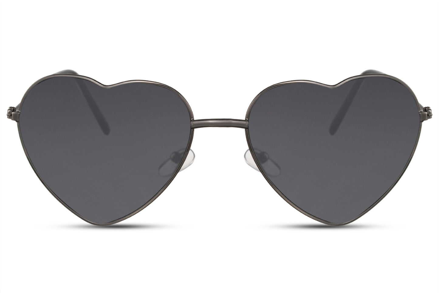 Luxury Heart Shape Black Color Women Sunglasses