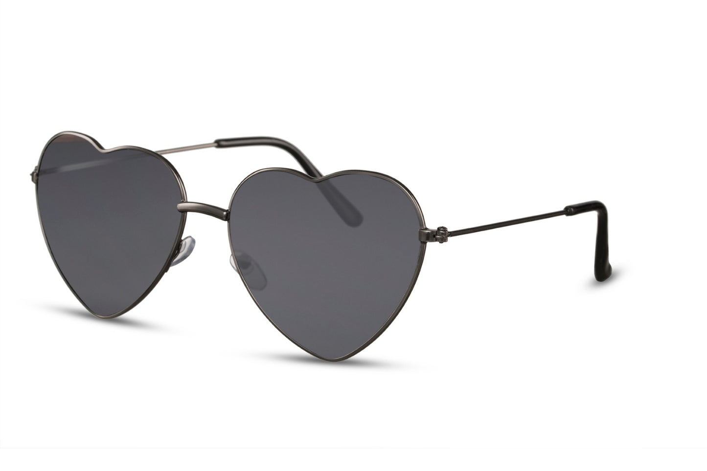 Luxury Heart Shape Black Color Women Sunglasses