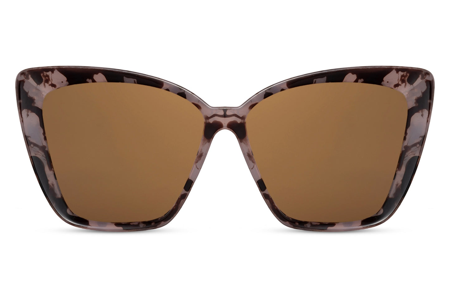 Oversized Leopard Print Cat Eye Sunglasses