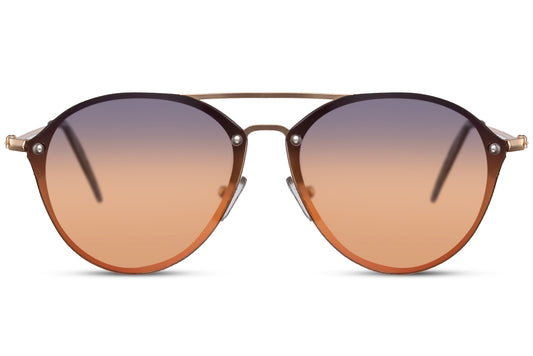 Gradient Shades Designer Aviator Sunglasses