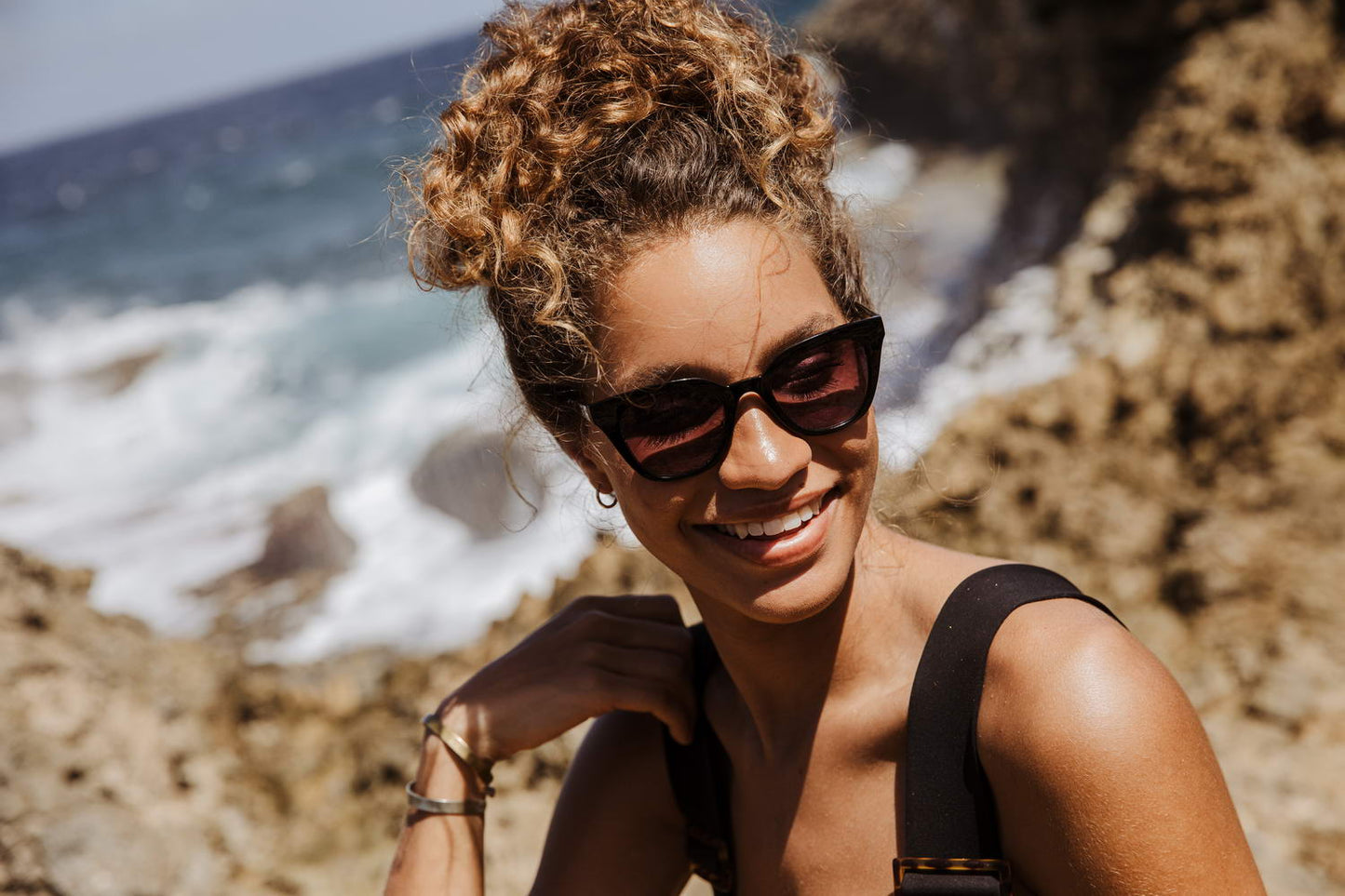 Black Cat Eye Sunglass