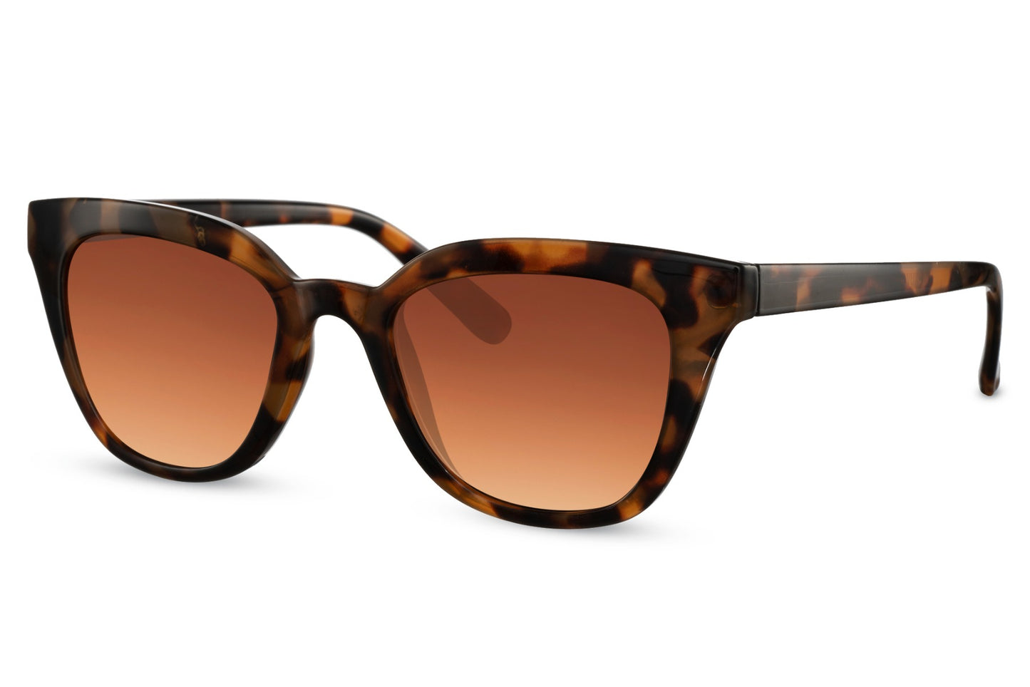 Animal Print Frame Cat Eye Sunglasses