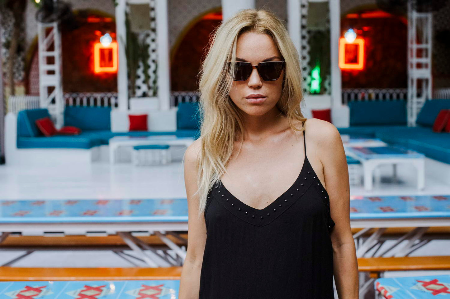 Geometric Cat Eye Sunglasses