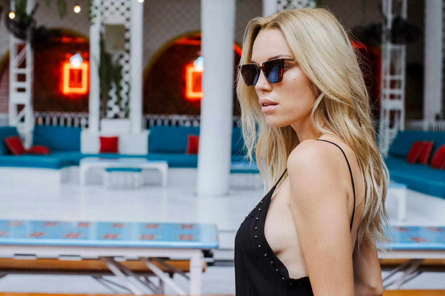 Geometric Cat Eye Sunglasses