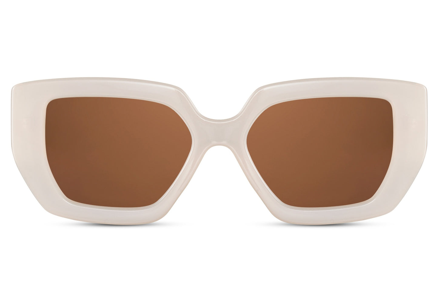 Square Shape Pink Cat Eye Sunglasses