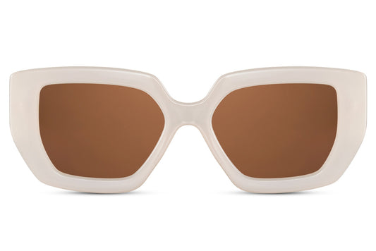 Square Shape Pink Cat Eye Sunglasses