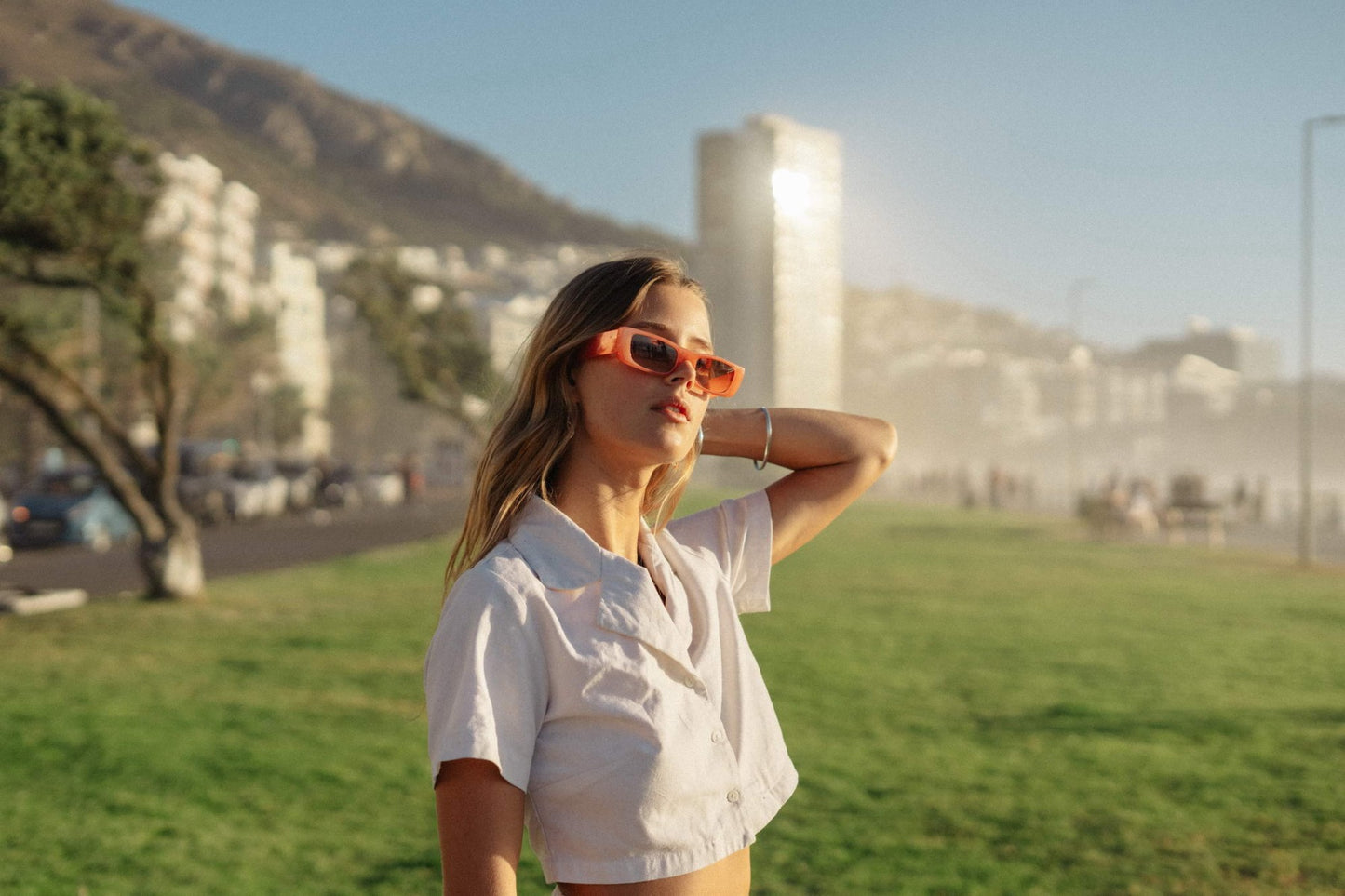 Square Shape Cat Eye Sunglasses