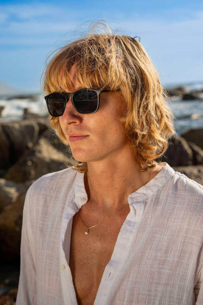 Black Frame Wayfarer Sunglasses