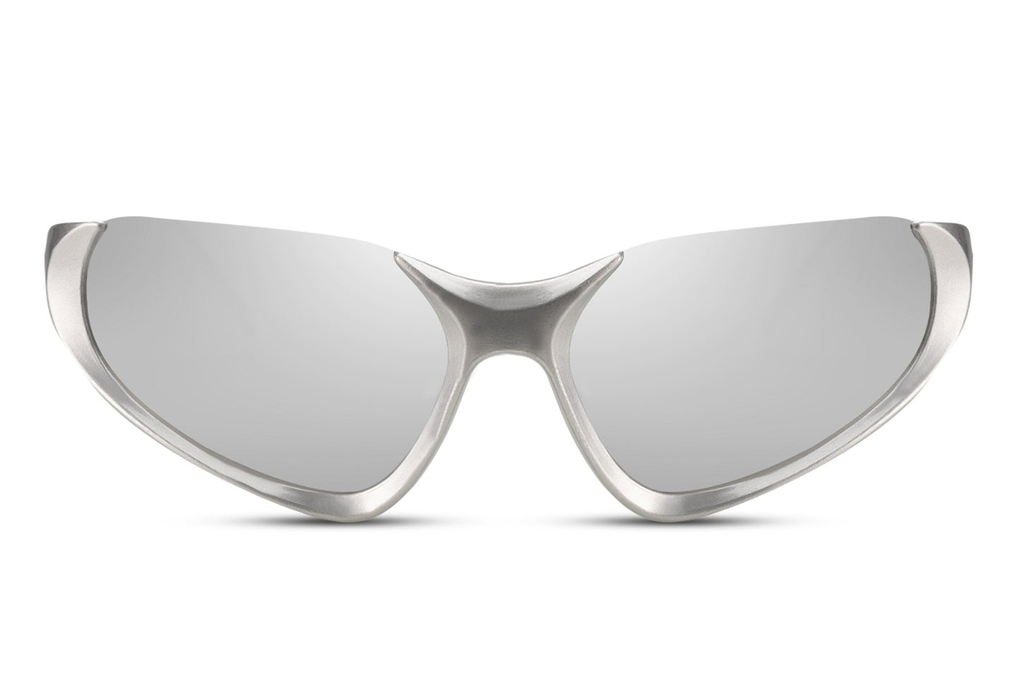 Designer Silver Cat Eye Sunglasses