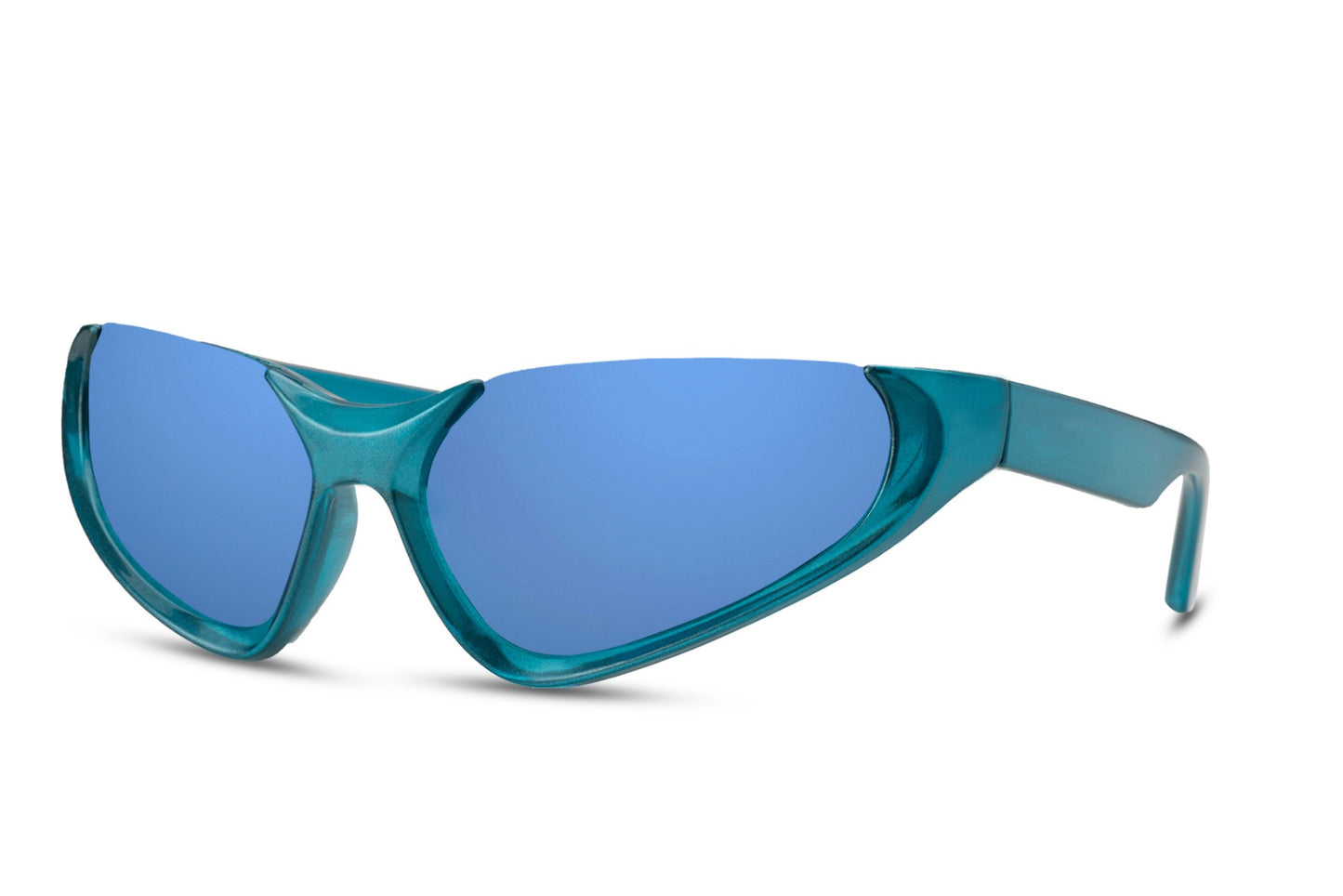 Designer Blue Cat Eye Sunglasses