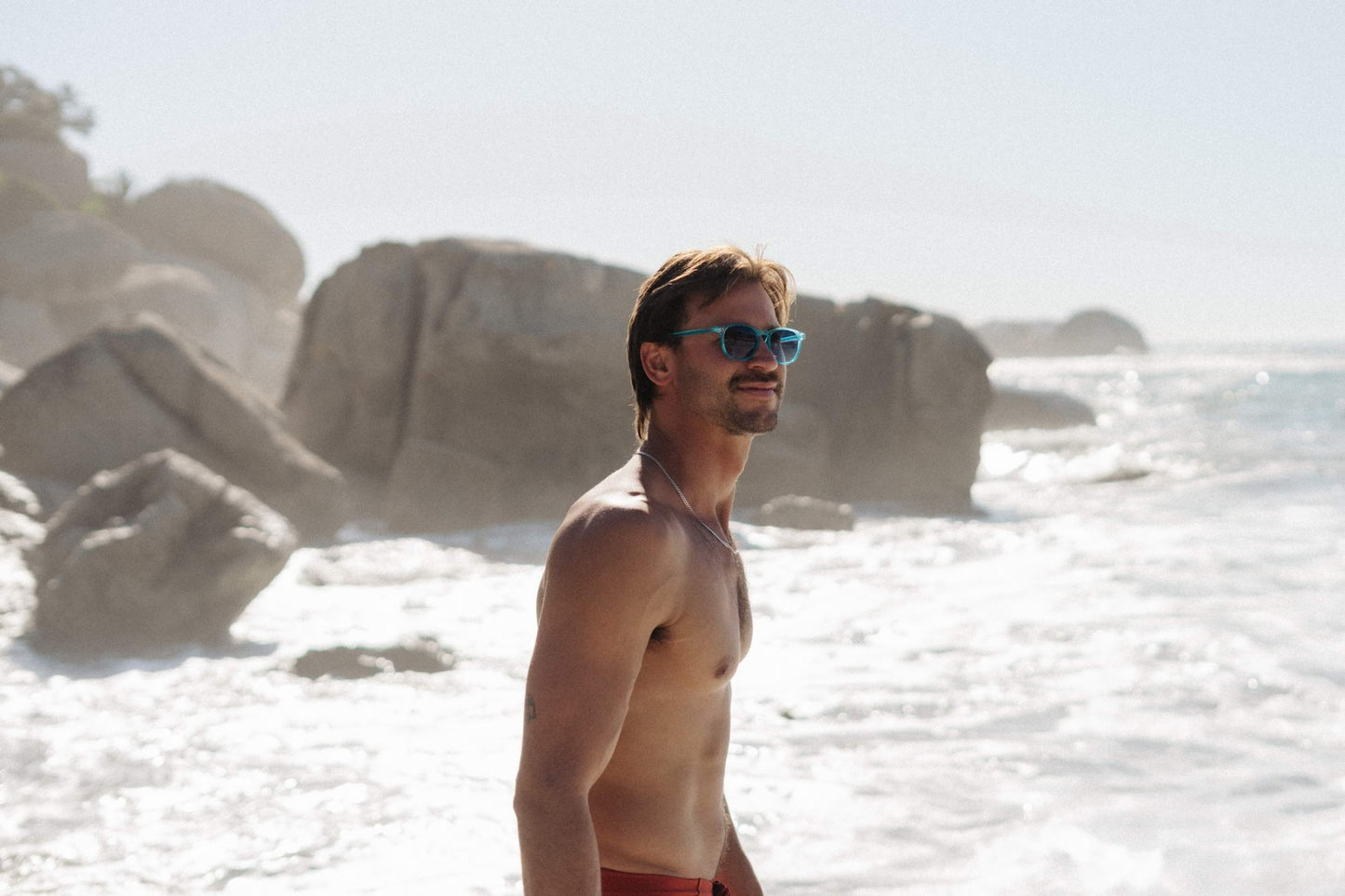 Stylish Blue Wayfarer Sunglasses