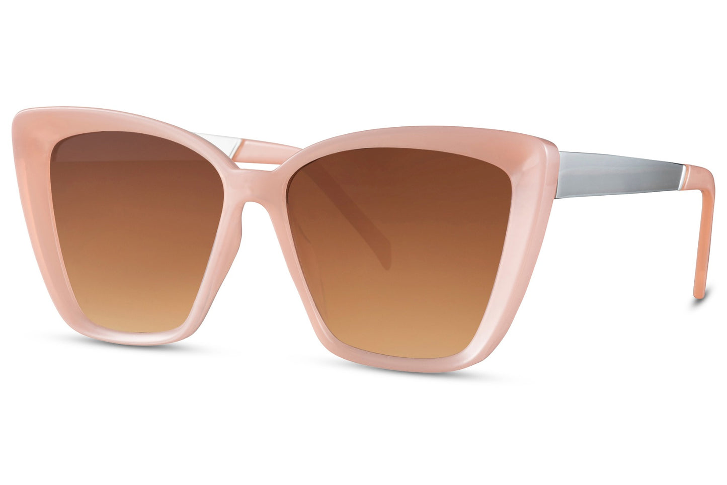 Oversized Pink Cat Eye Sunglasses
