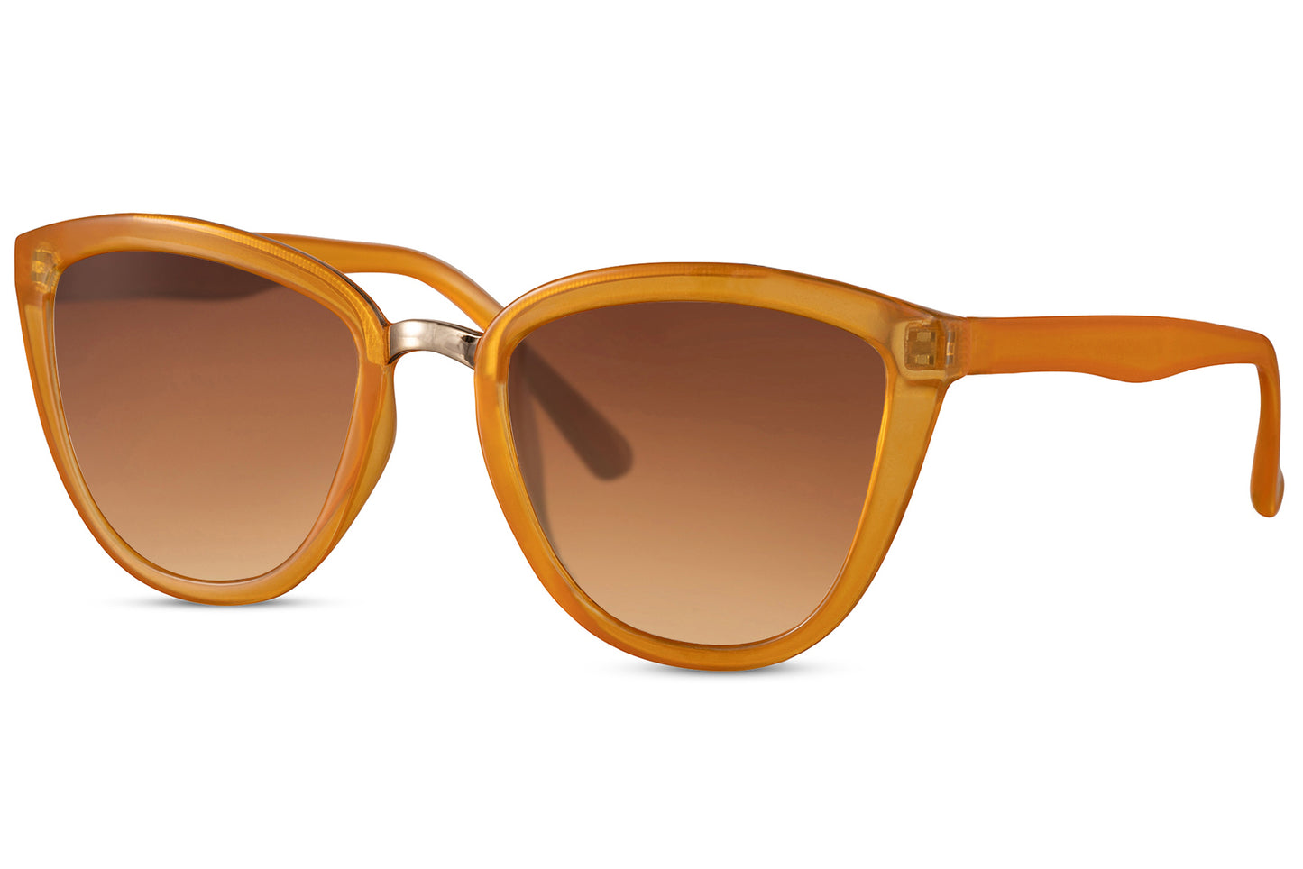 Iconic Oversized Brown Cat Eye Sunglasses