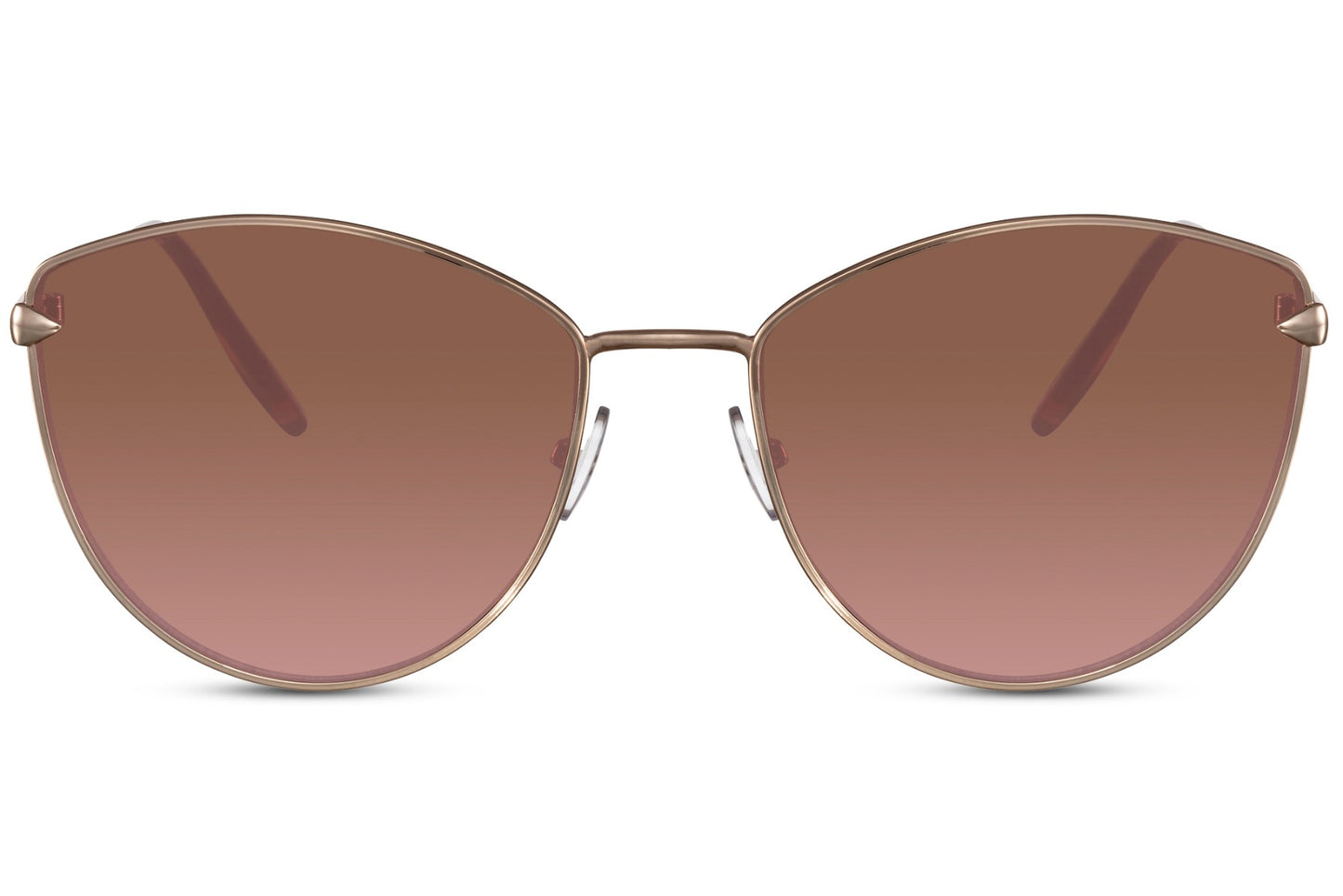 Women Oversized Brown Cat Eye Sunglasses