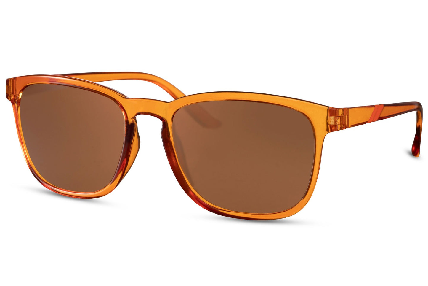 Trendy Orange Color Frame Wayfarer Sunglasses