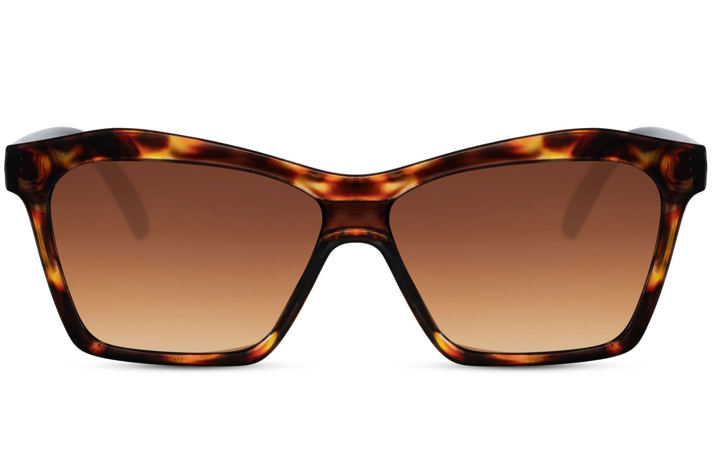 Leopard Print Oversized Cat Eye Sunglasses