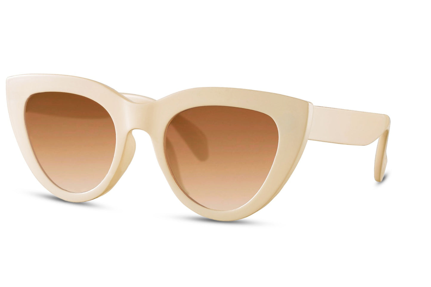 Oversized Pink Frame Cat Eye Sunglasses