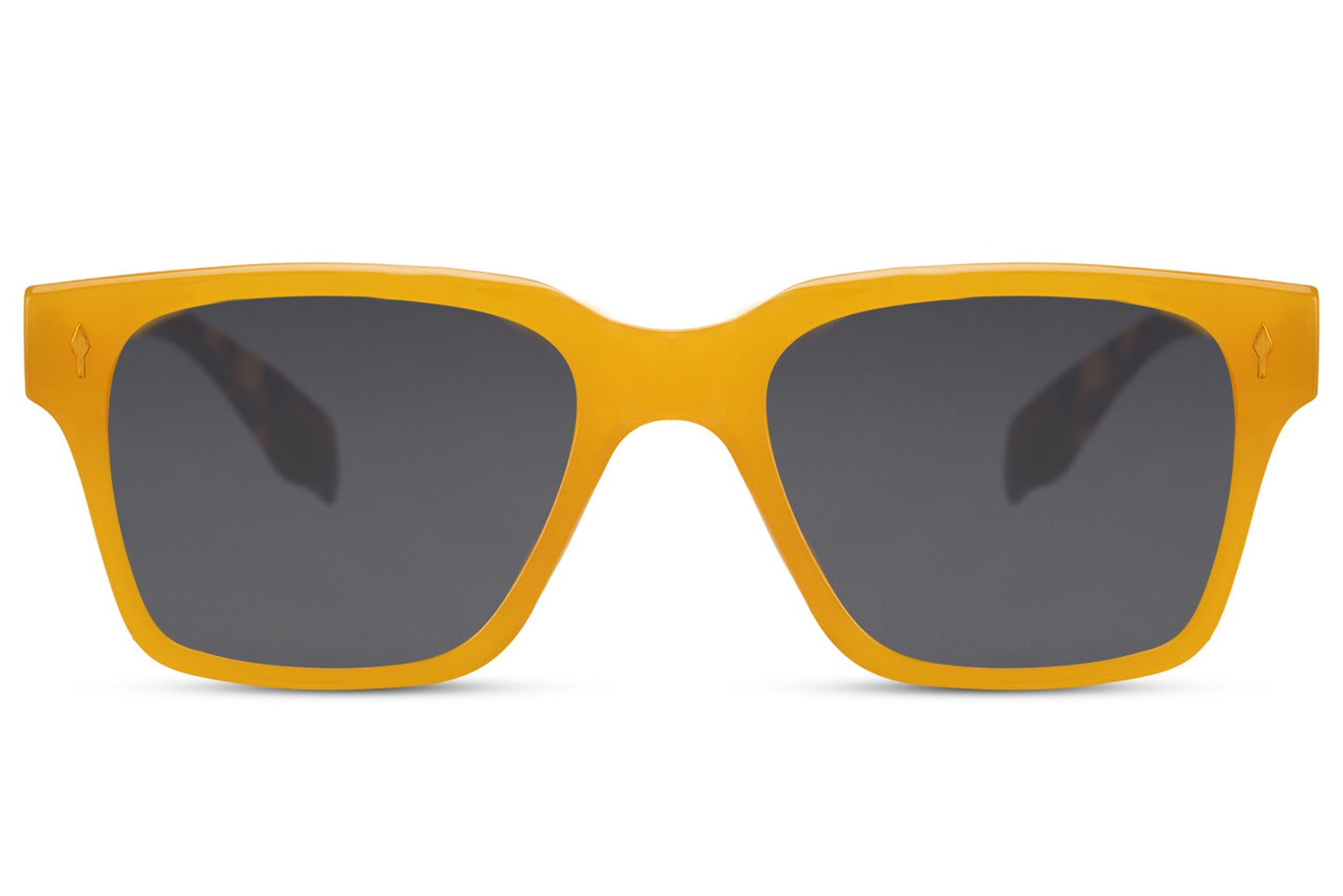 Stylish Yellow Frame Black Wayfarer Sunglasses