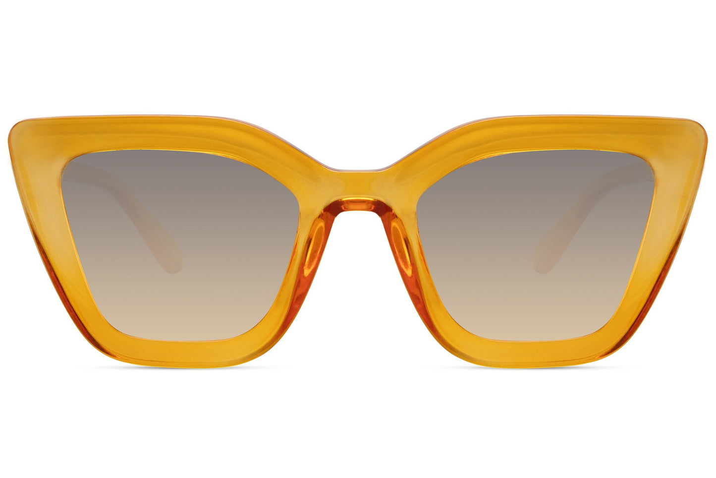 Yellow Frame Cat Eye Sunglasses