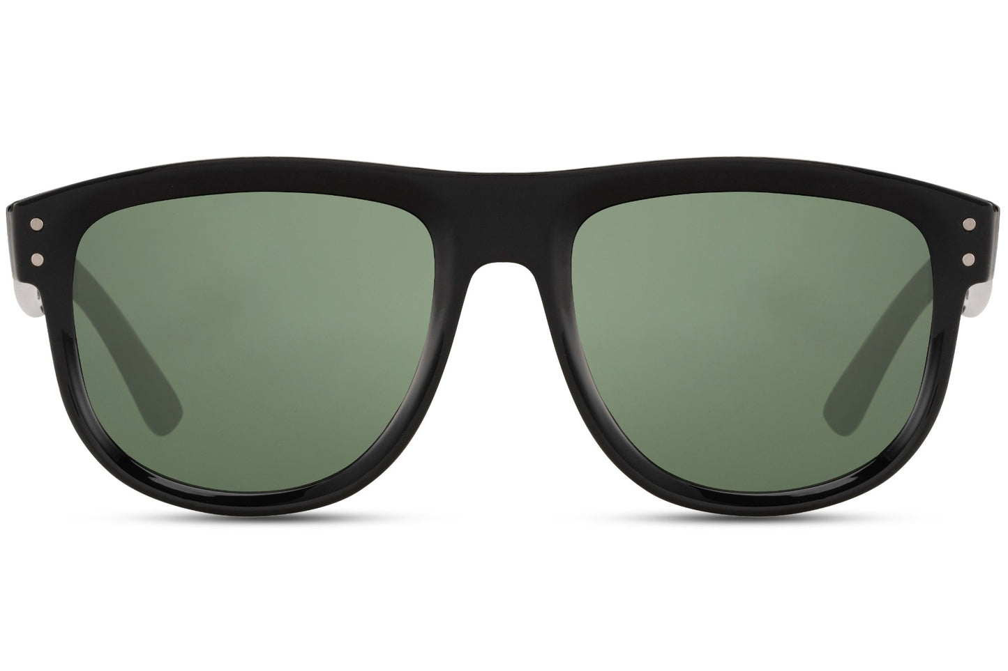 Unisex Oversized Transparent Green Wayfarer Sunglasses