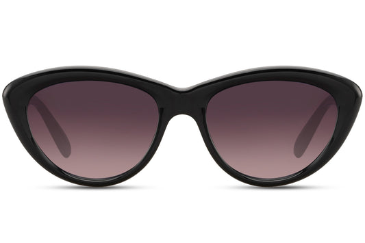 Black Stylish Frame Cat Eye Sunglasses For Women