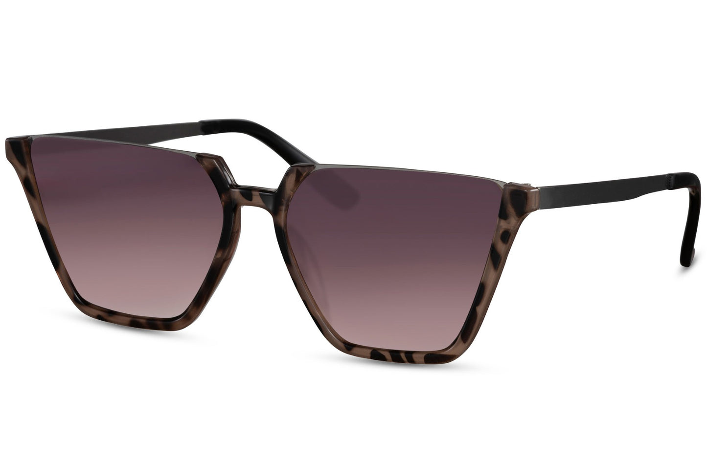 Half Frame Cat Eye Sunglasses