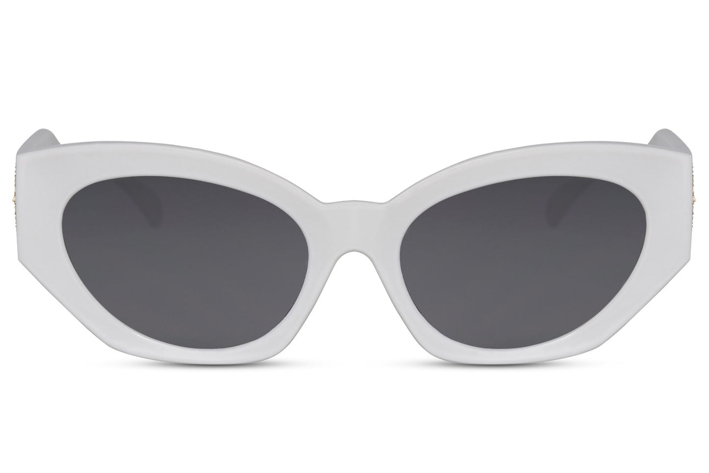 Luxury White Cat Eye Sunglasses