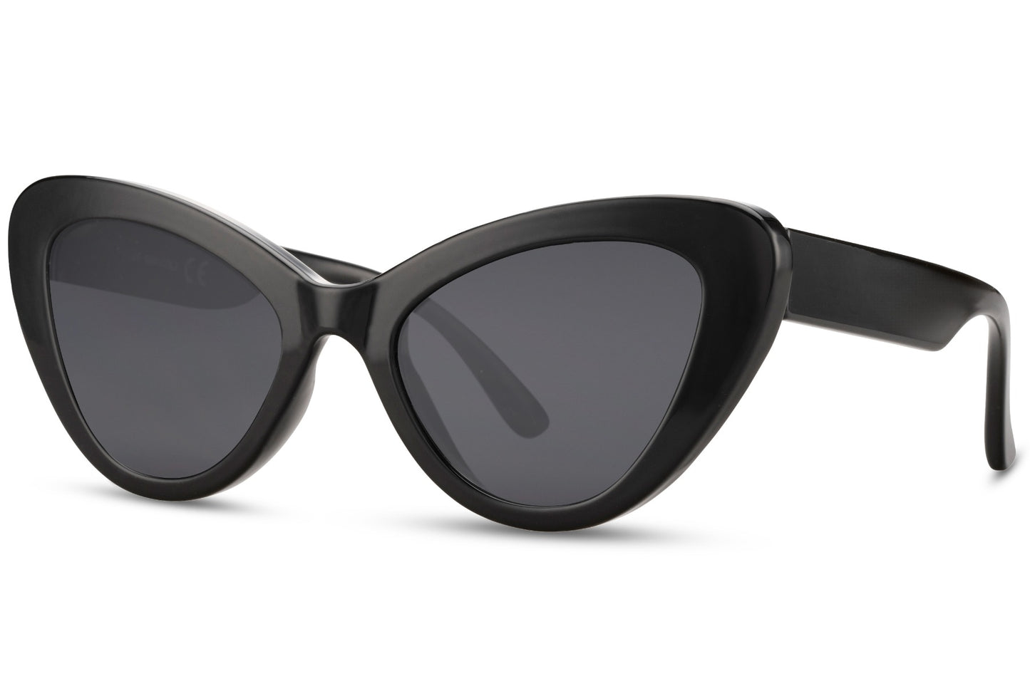 Black Frame Cat Eye Sunglasses
