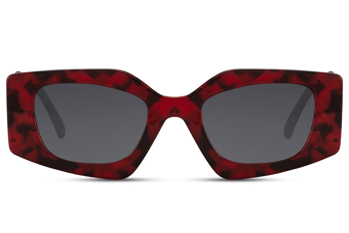 Animal Print Rectangle Cat Eye Sunglasses For Women