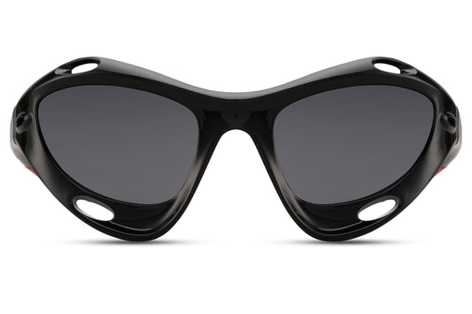 Black Color Cat Eye Sports Sunglasses