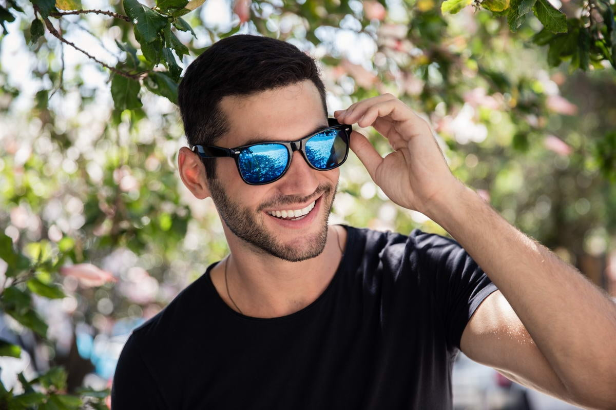 Wayfarer Sunglasses Blue Color