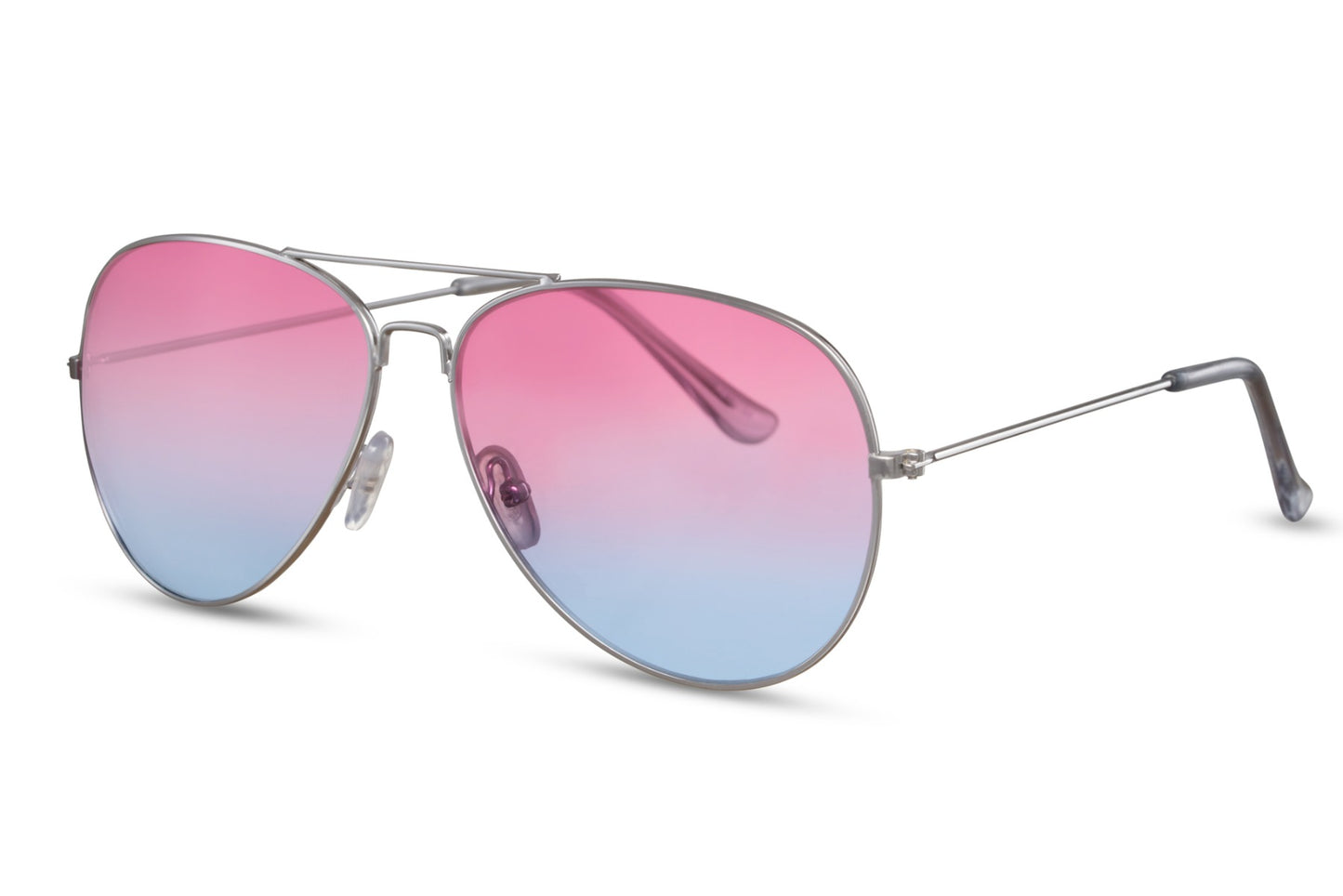 Gradient Pink/Blue Designer Aviator Sunglasses