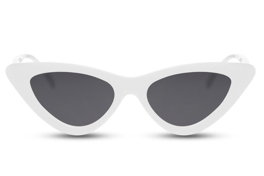 Premium White Cat Eye Sunglasses