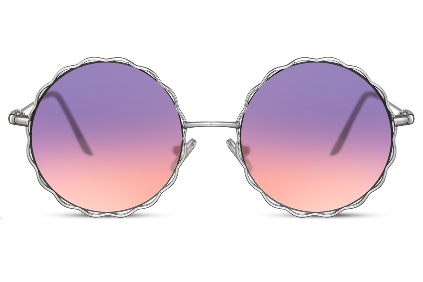 Purple Color Round Shape Party Sunglasses