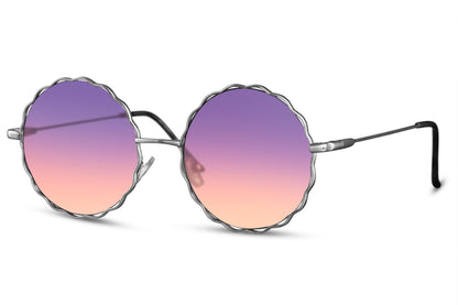 Purple Color Round Shape Party Sunglasses