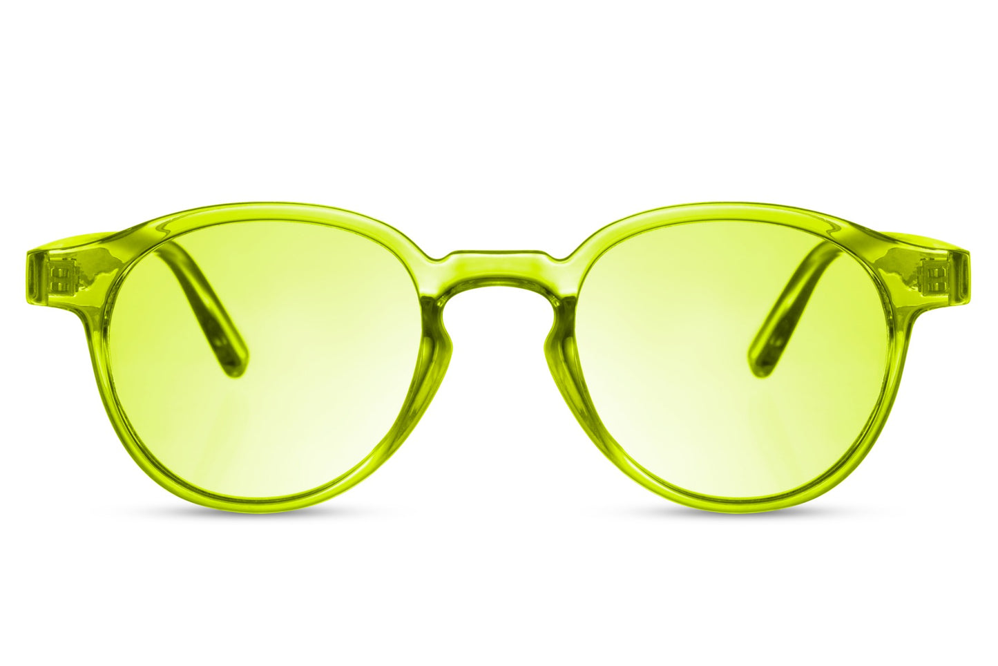 Fancy Yellow Color Transparent Sunglasses