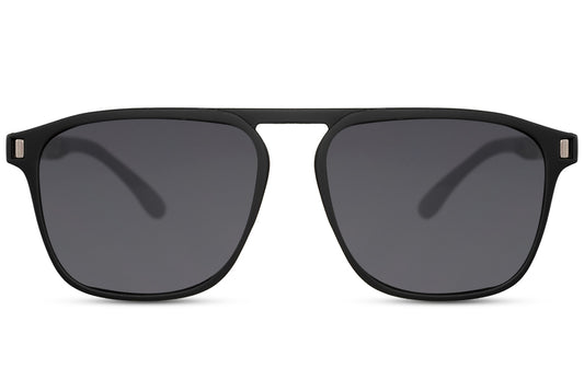 Stylish Unisex Black Aviator Sunglasses