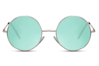 Oversized Green Transparent Party Sunglasses