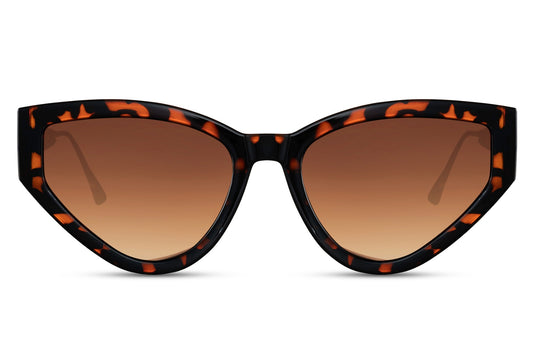 Leopard Print Cat Eye Sunglasses