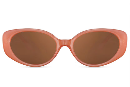 Premium Orange Cat Eye Sunglasses