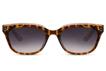 Animal Print Black Color Wayfarer Sunglasses