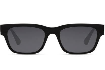 Classic Black Rectangle Wayfarer Sunglasses