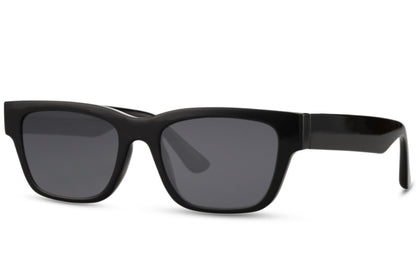 Classic Black Rectangle Wayfarer Sunglasses