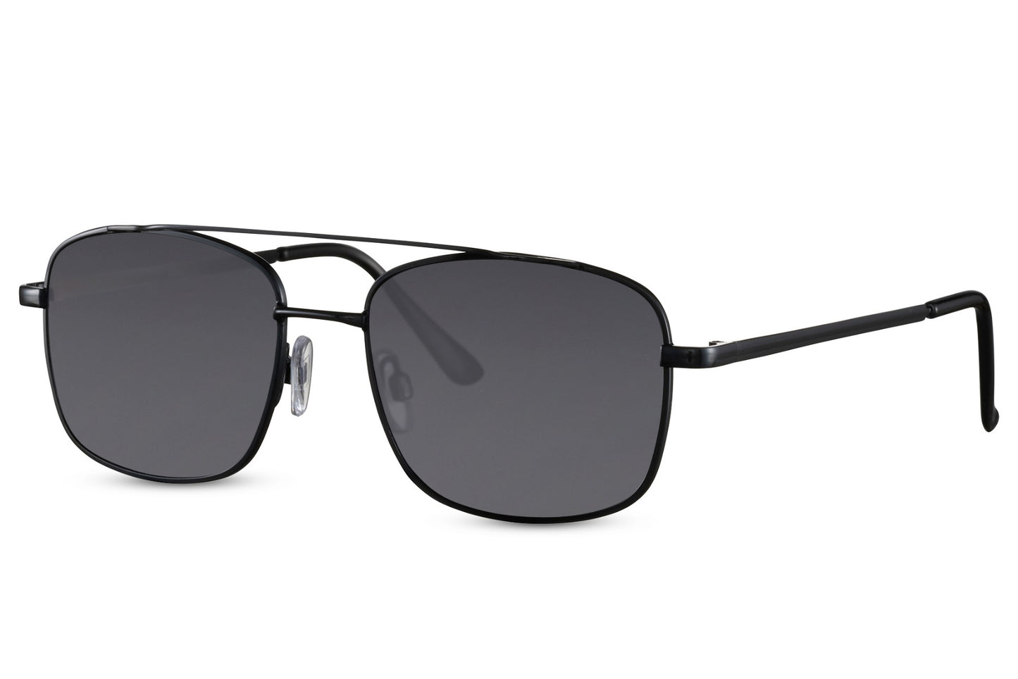 Black Geometric Black Shade Aviator Sunglasses