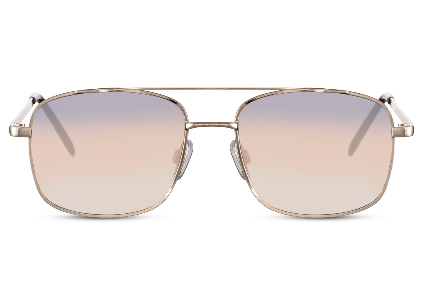 Square Gradient colour Aviator Sunglasses