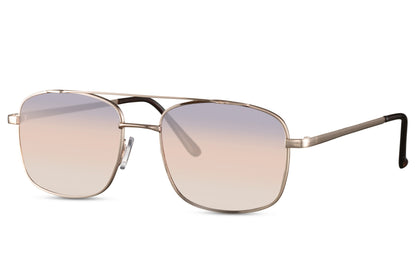 Square Gradient colour Aviator Sunglasses