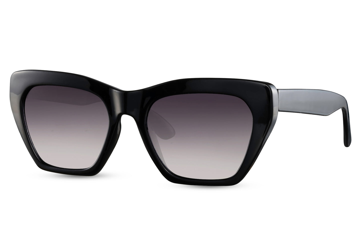 Oversized Black Color Cat Eye Sunglasses