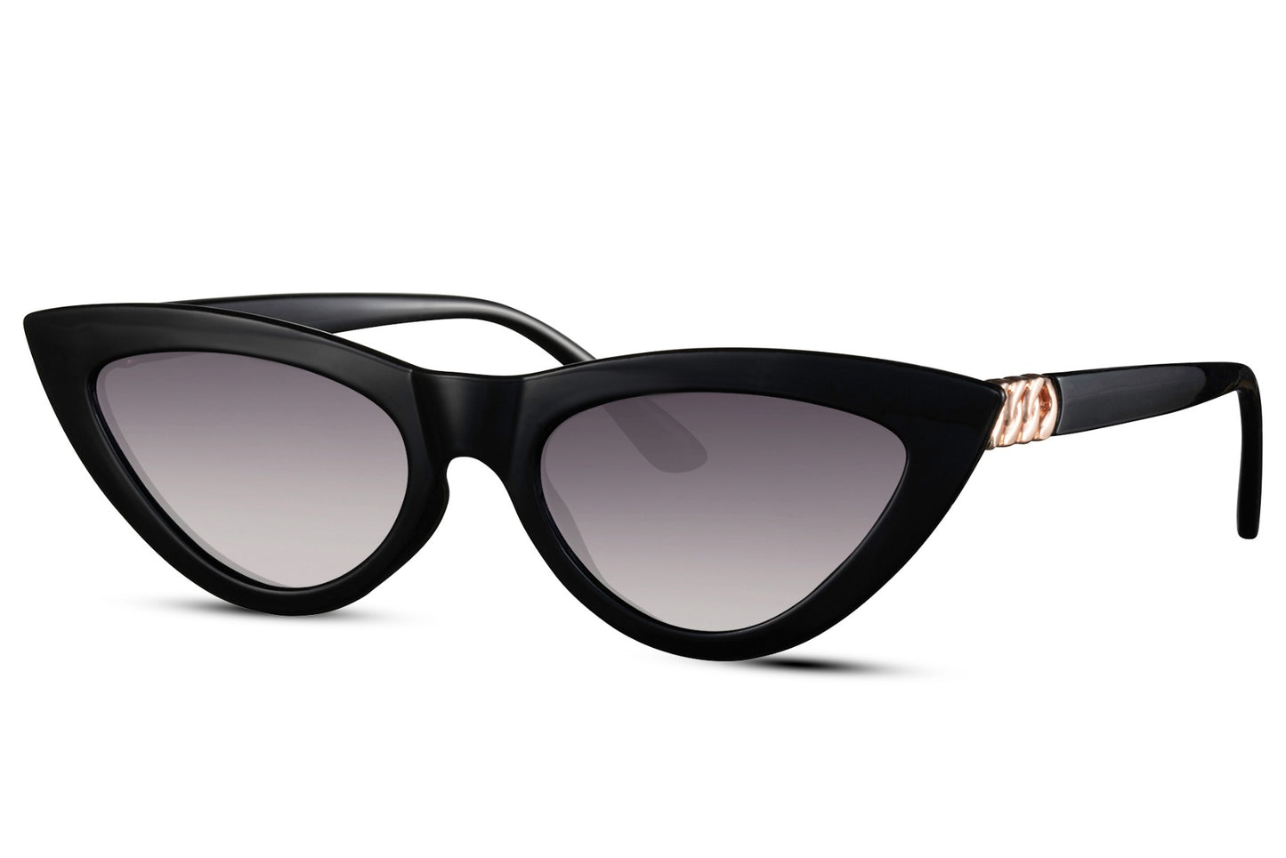 Designer Black Cat Eye Sunglasses For Women